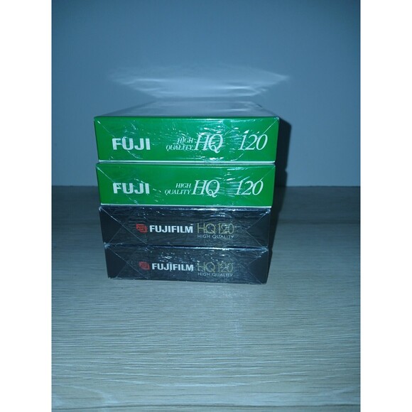 Lot Of 4 Fuji Film VHS Blank Video Tapes 6 hours HQ 120 High Quality USA Made - Picture 5 of 16